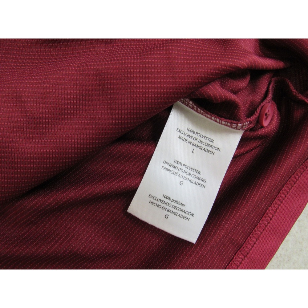 Champion Iowa State Cyclones Mens Large Red Polo Shirt NWT NCAA Collegiate - Picture 4 of 7